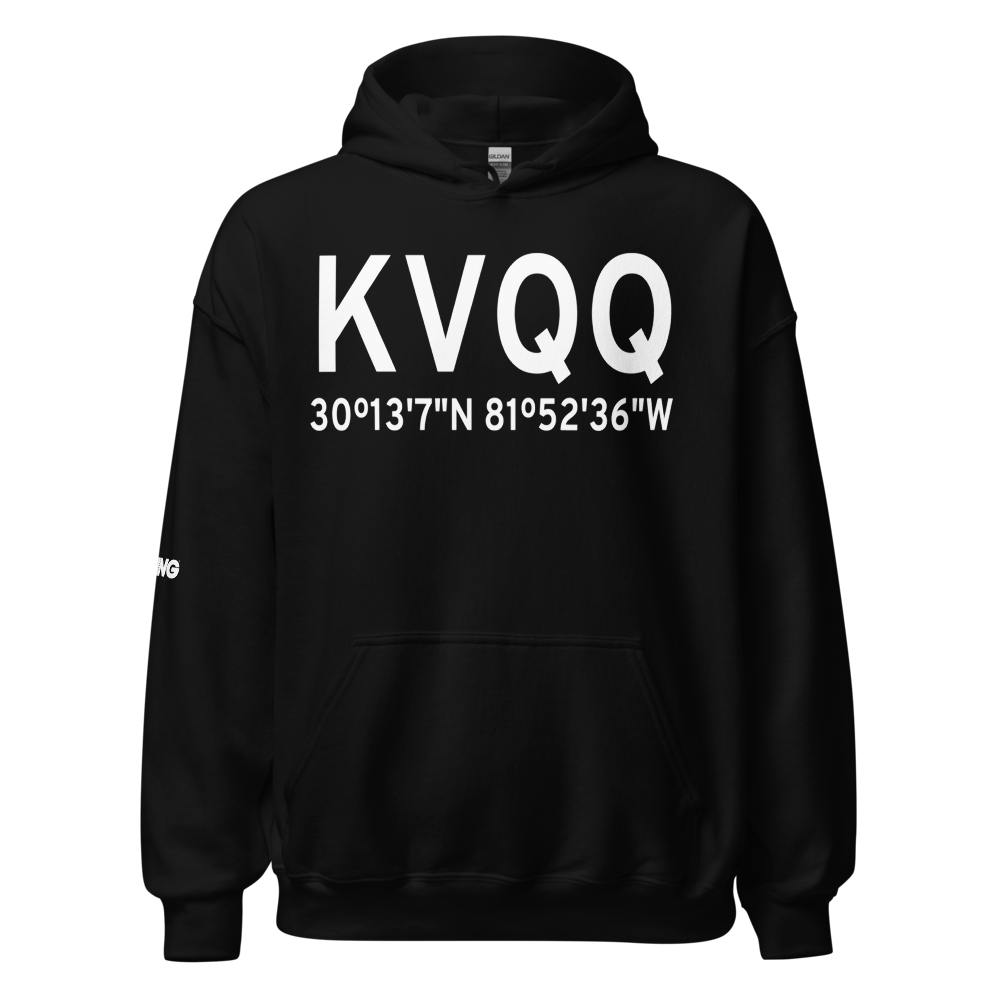 Cecil Airport (KVQQ) ICAO Hoodie Sweatshirt 