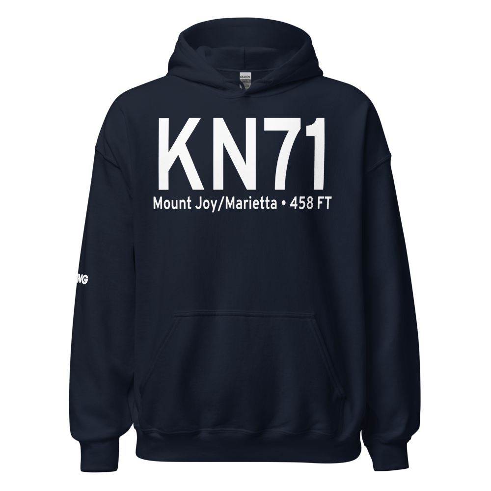 Donegal Springs Airpark (KN71) ICAO Hoodie Sweatshirt 