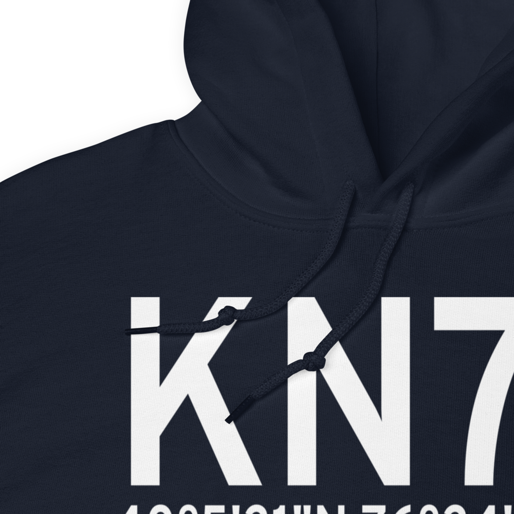 Donegal Springs Airpark (KN71) ICAO Hoodie Sweatshirt 