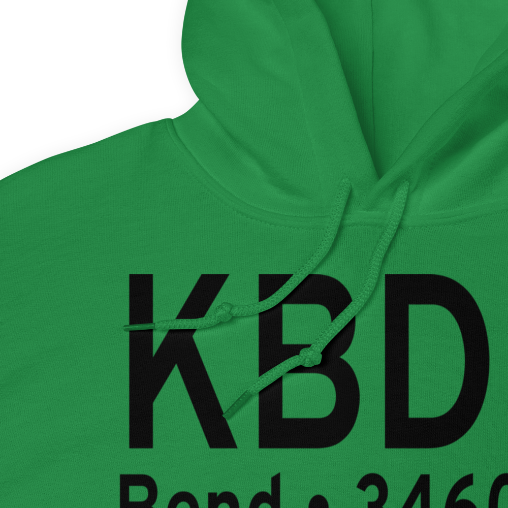 Bend Municipal Airport (KBDN) ICAO Hoodie Sweatshirt 