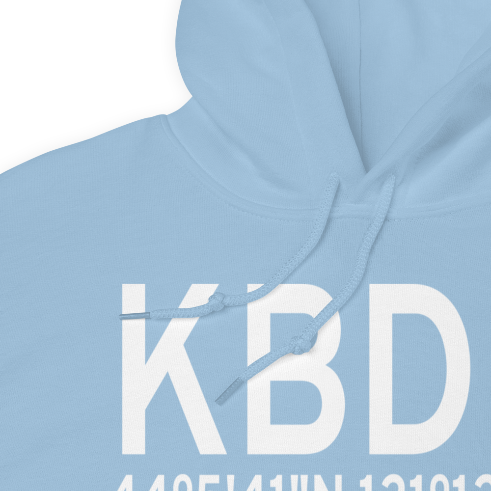 Bend Municipal Airport (KBDN) ICAO Hoodie Sweatshirt 