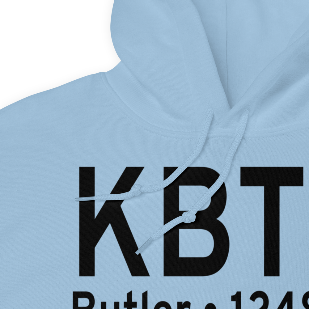 Pittsburgh/Butler Regional Airport (KBTP) ICAO Hoodie Sweatshirt 