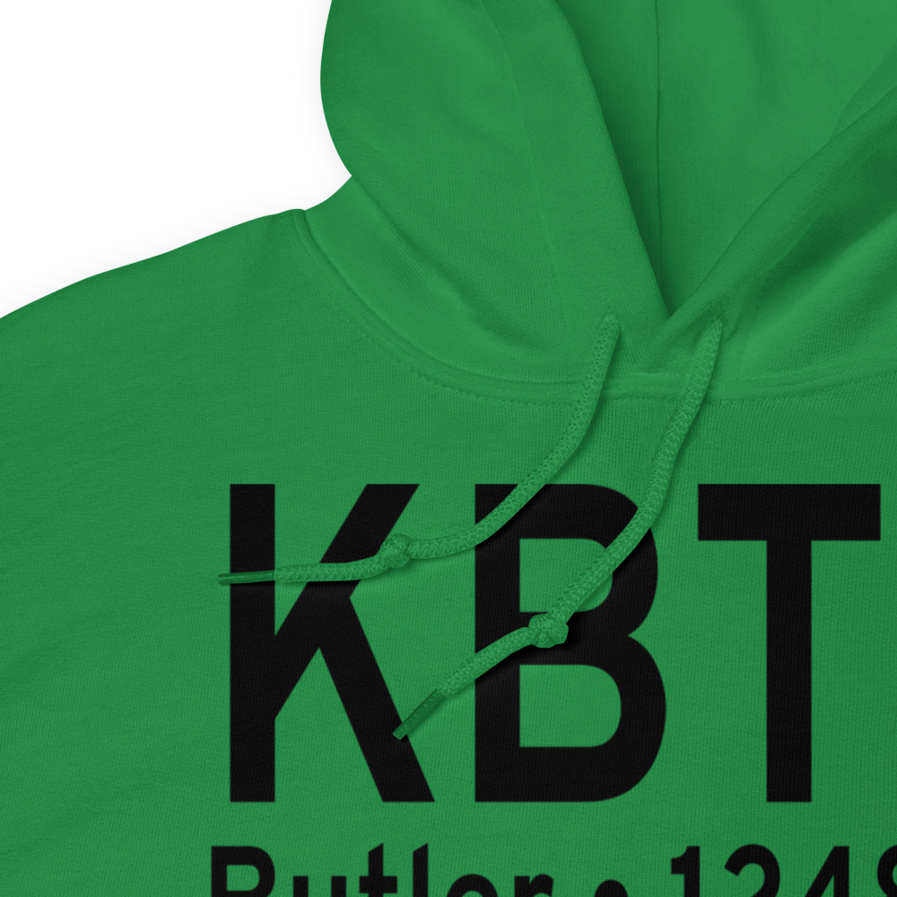 Pittsburgh/Butler Regional Airport (KBTP) ICAO Hoodie Sweatshirt 