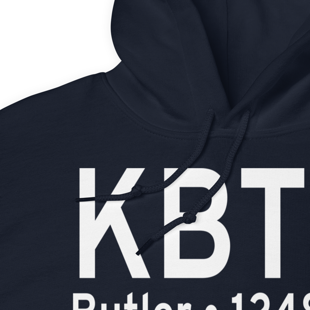 Pittsburgh/Butler Regional Airport (KBTP) ICAO Hoodie Sweatshirt 