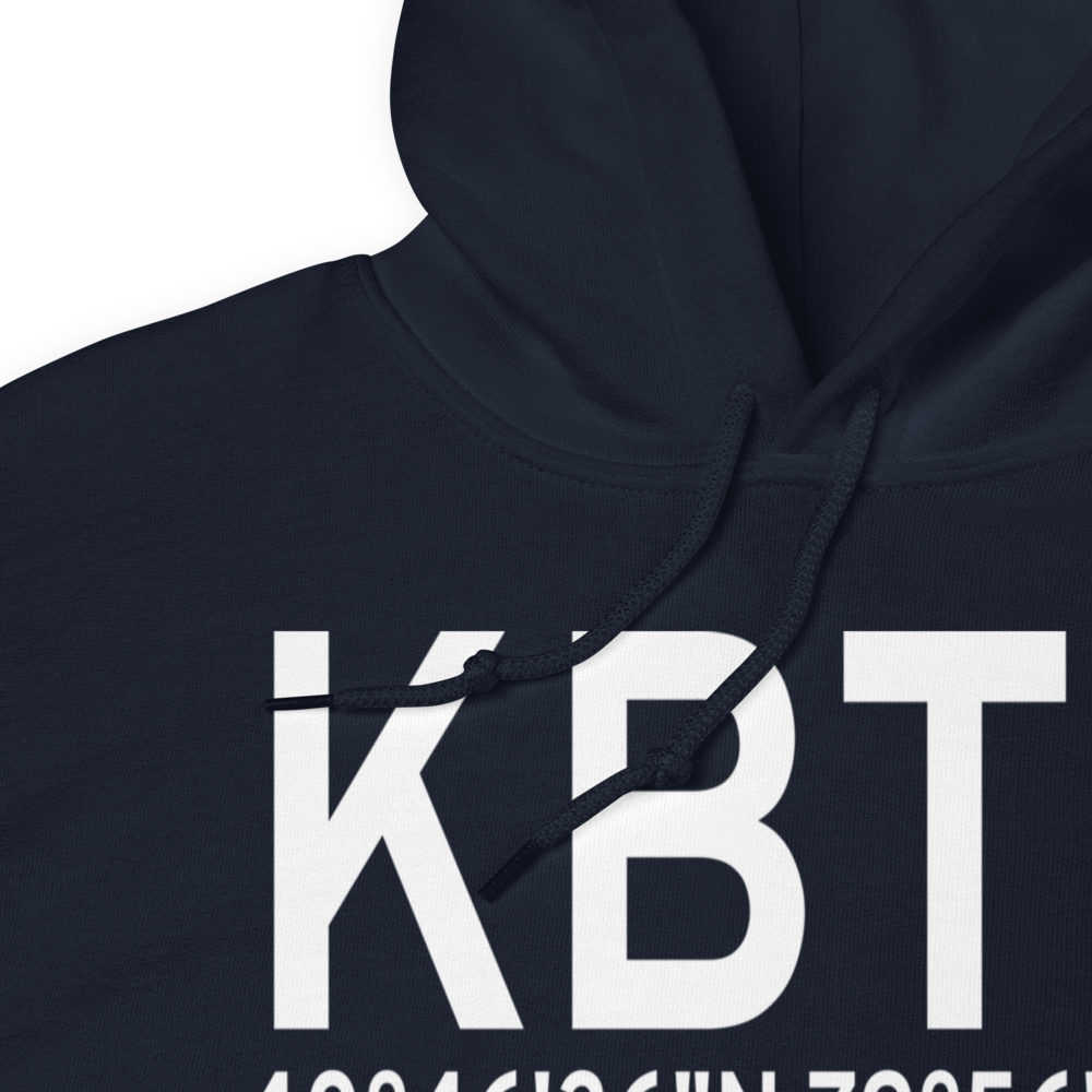 Pittsburgh/Butler Regional Airport (KBTP) ICAO Hoodie Sweatshirt 