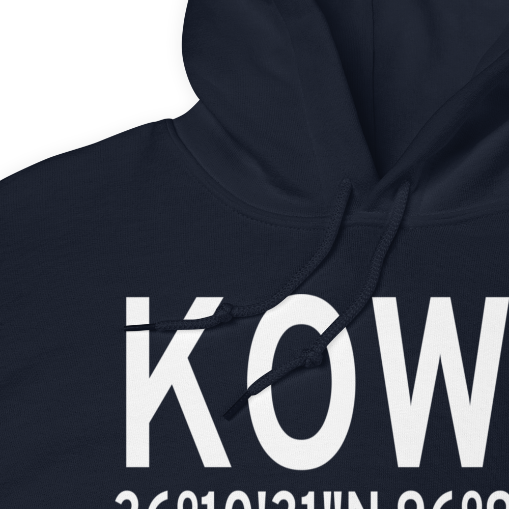 William R. Pogue Municipal Airport (KOWP) ICAO Hoodie Sweatshirt 