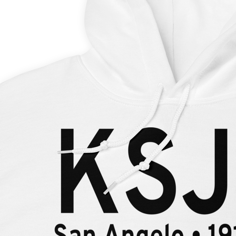 San Angelo Regional Mathis Field (KSJT) ICAO Hoodie Sweatshirt 