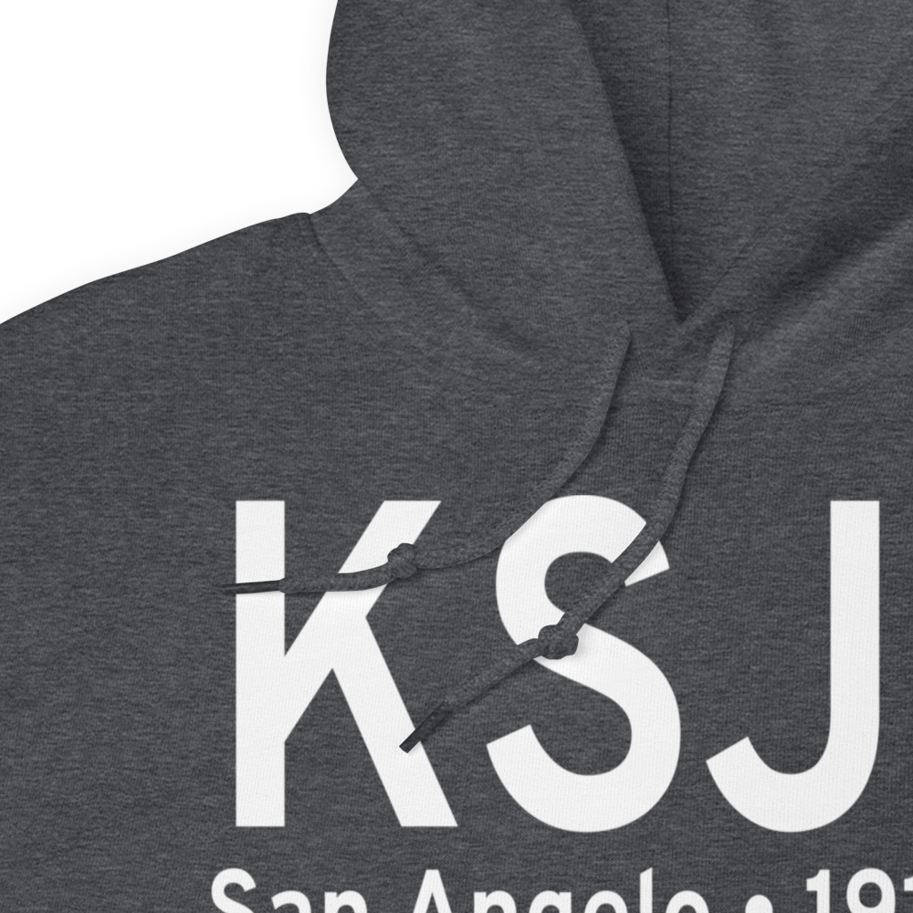 San Angelo Regional Mathis Field (KSJT) ICAO Hoodie Sweatshirt 