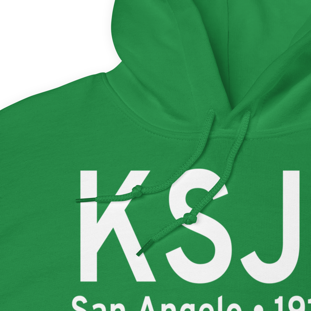 San Angelo Regional Mathis Field (KSJT) ICAO Hoodie Sweatshirt 
