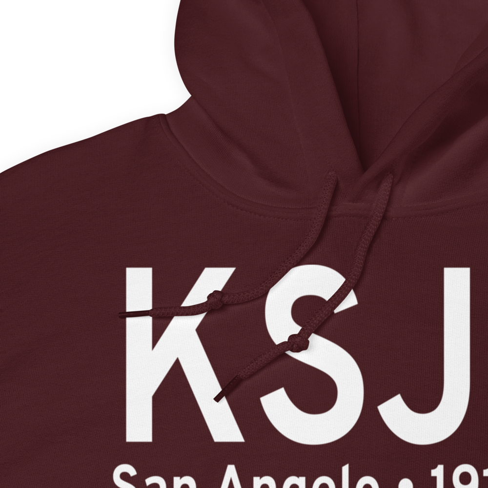 San Angelo Regional Mathis Field (KSJT) ICAO Hoodie Sweatshirt 