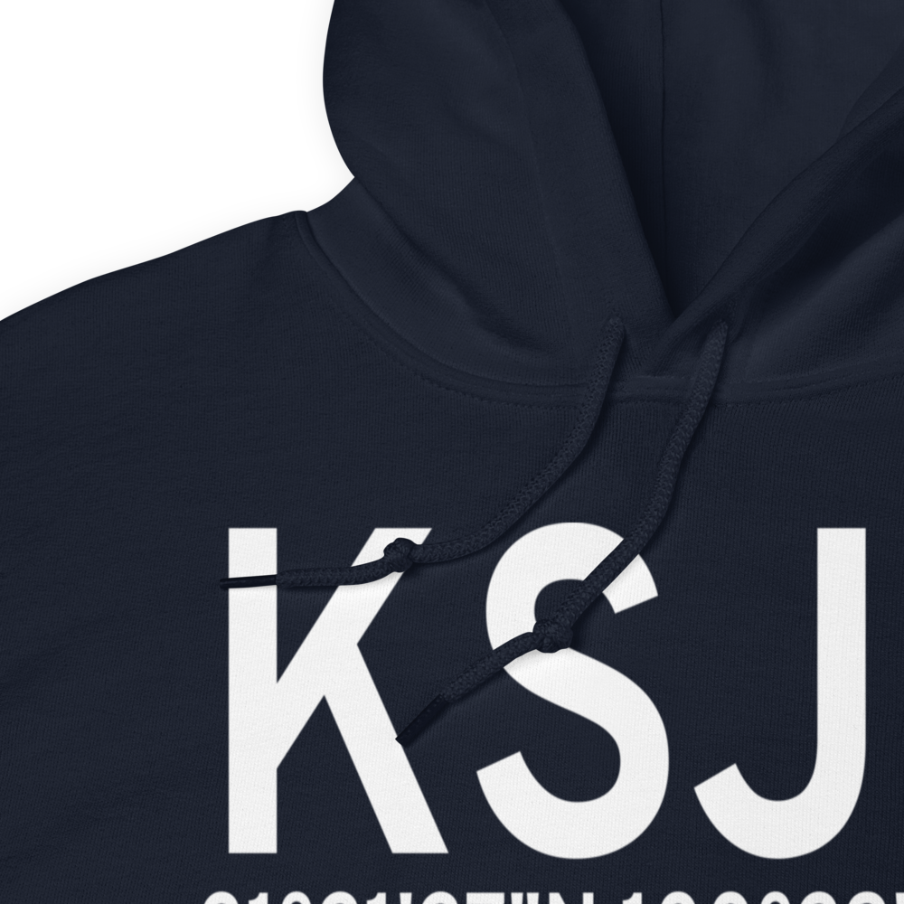 San Angelo Regional Mathis Field (KSJT) ICAO Hoodie Sweatshirt 
