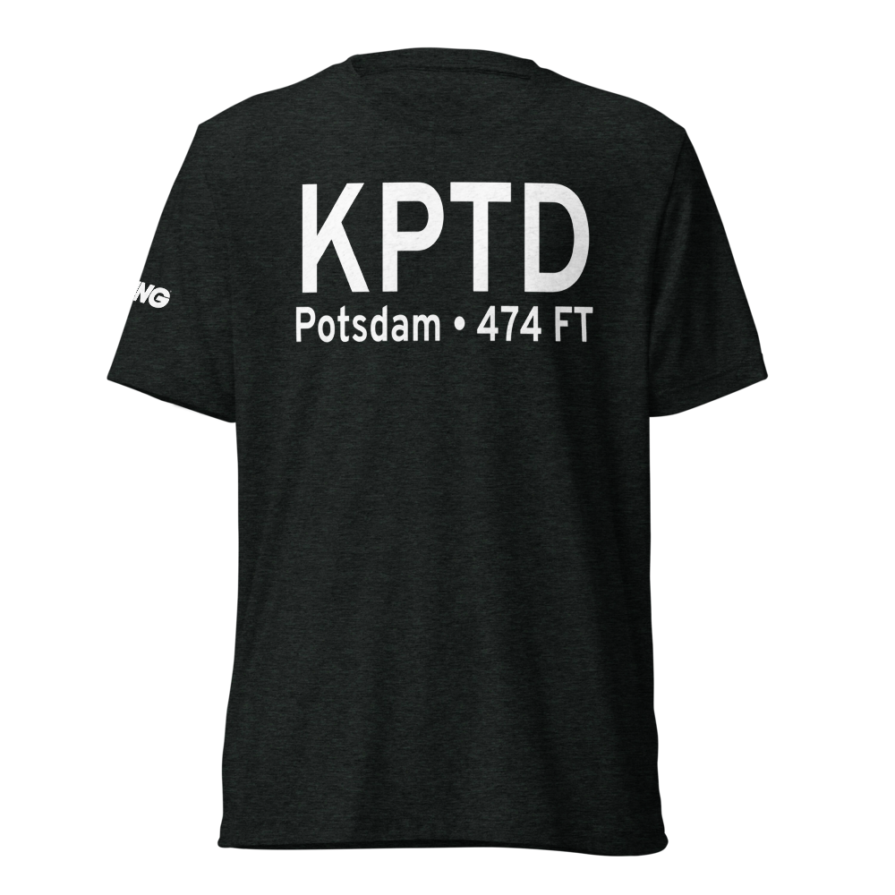 Potsdam Municipal-Damon field (KPTD) ICAO Tri-blend T-Shirt 