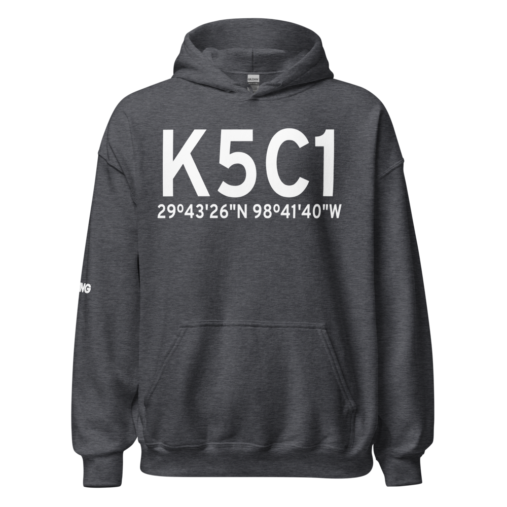 Boerne Stage Field (K5C1) ICAO Hoodie Sweatshirt 
