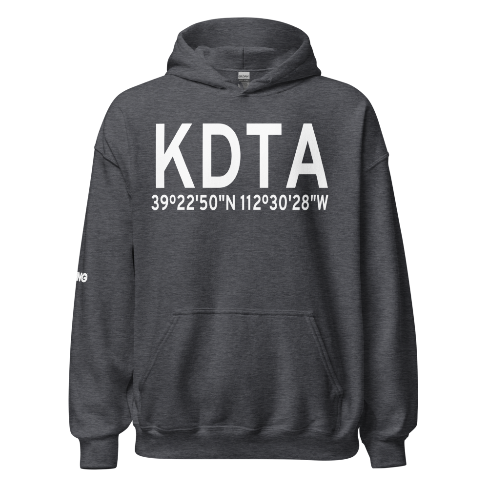 Delta Municipal Airport (KDTA) ICAO Hoodie Sweatshirt 