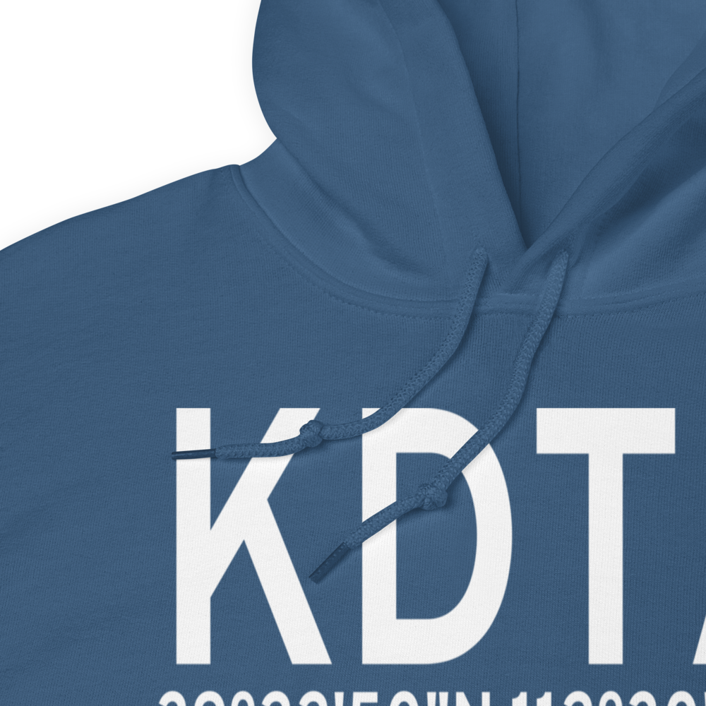 Delta Municipal Airport (KDTA) ICAO Hoodie Sweatshirt 
