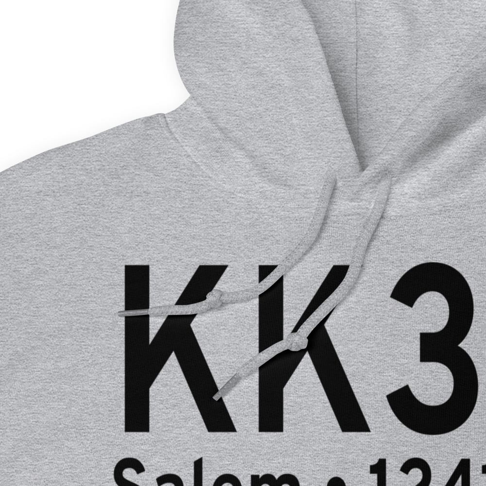 Salem Memorial Airport (KK33) ICAO Hoodie Sweatshirt 