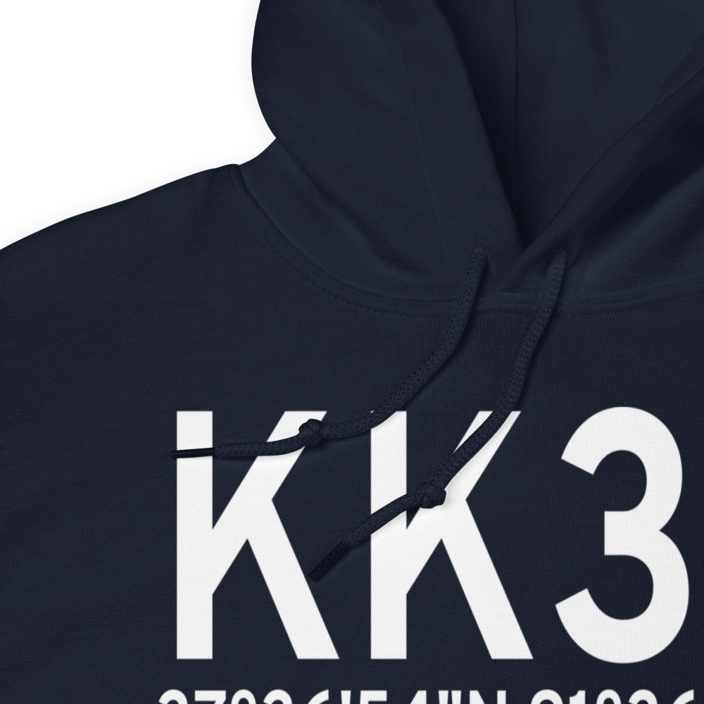 Salem Memorial Airport (KK33) ICAO Hoodie Sweatshirt 