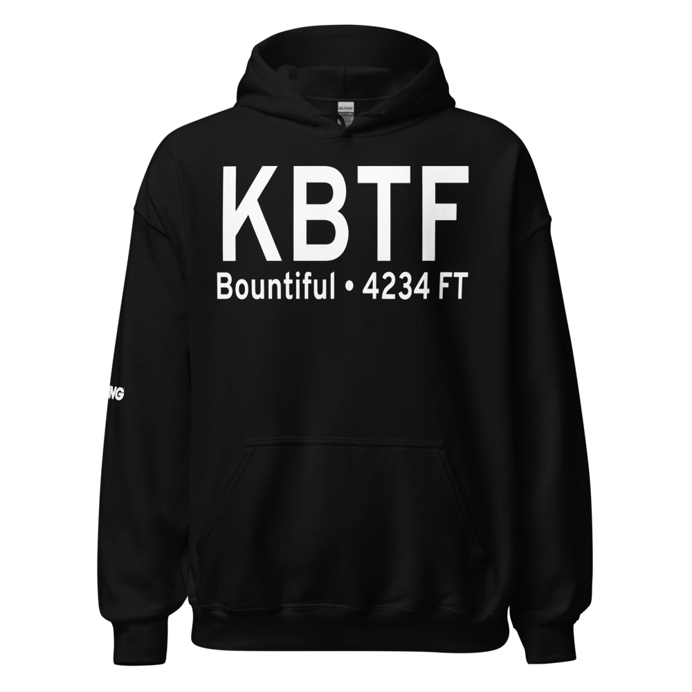 Skypark Airport (KBTF) ICAO Hoodie Sweatshirt 