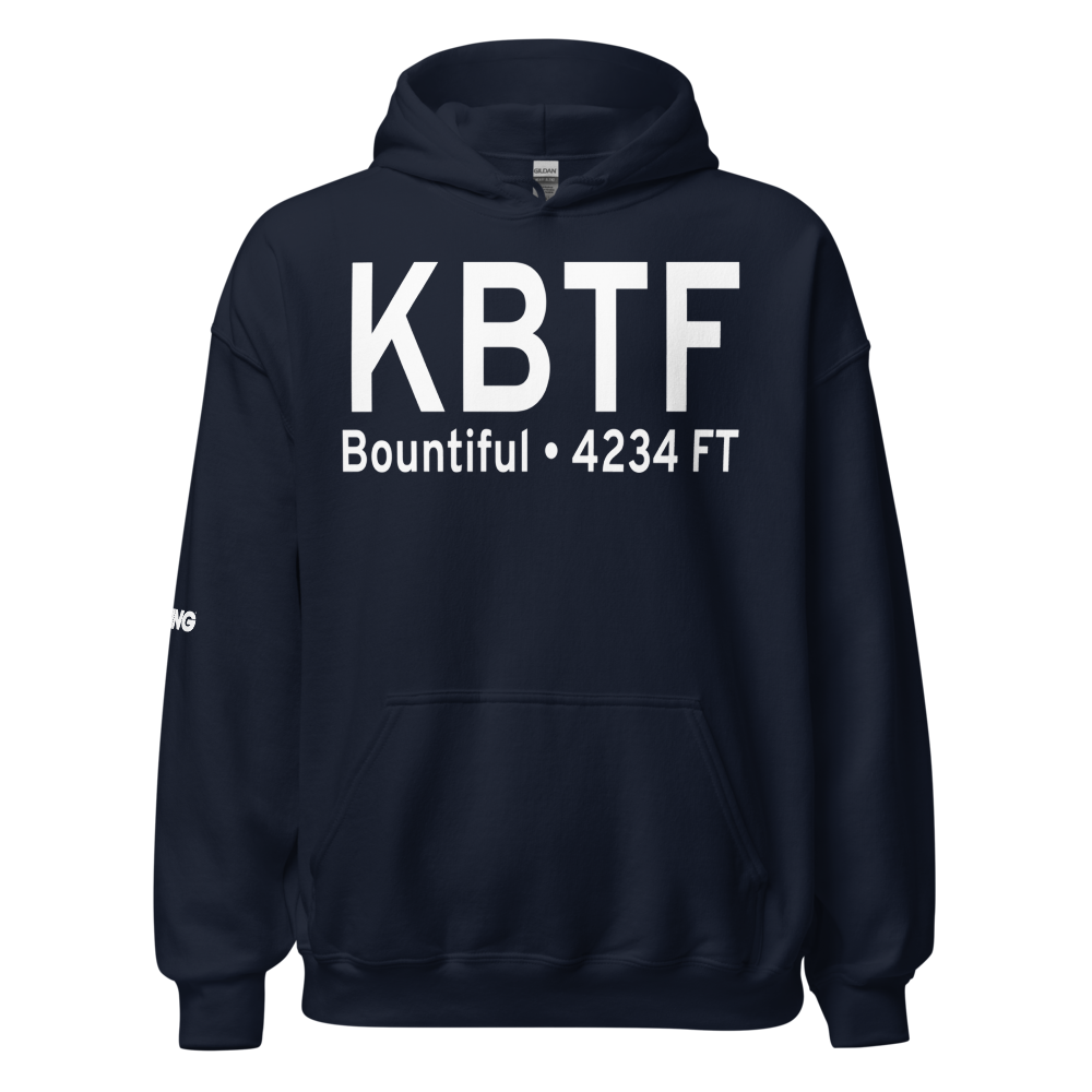 Skypark Airport (KBTF) ICAO Hoodie Sweatshirt 
