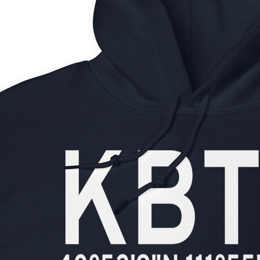 Skypark Airport (KBTF) ICAO Hoodie Sweatshirt 