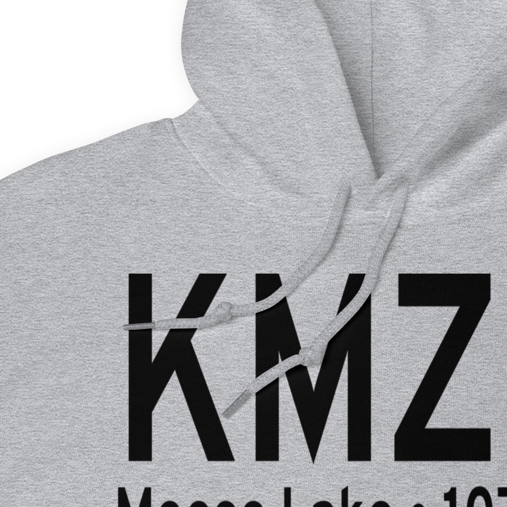 Moose Lake Carlton County Airport (KMZH) ICAO Hoodie Sweatshirt 