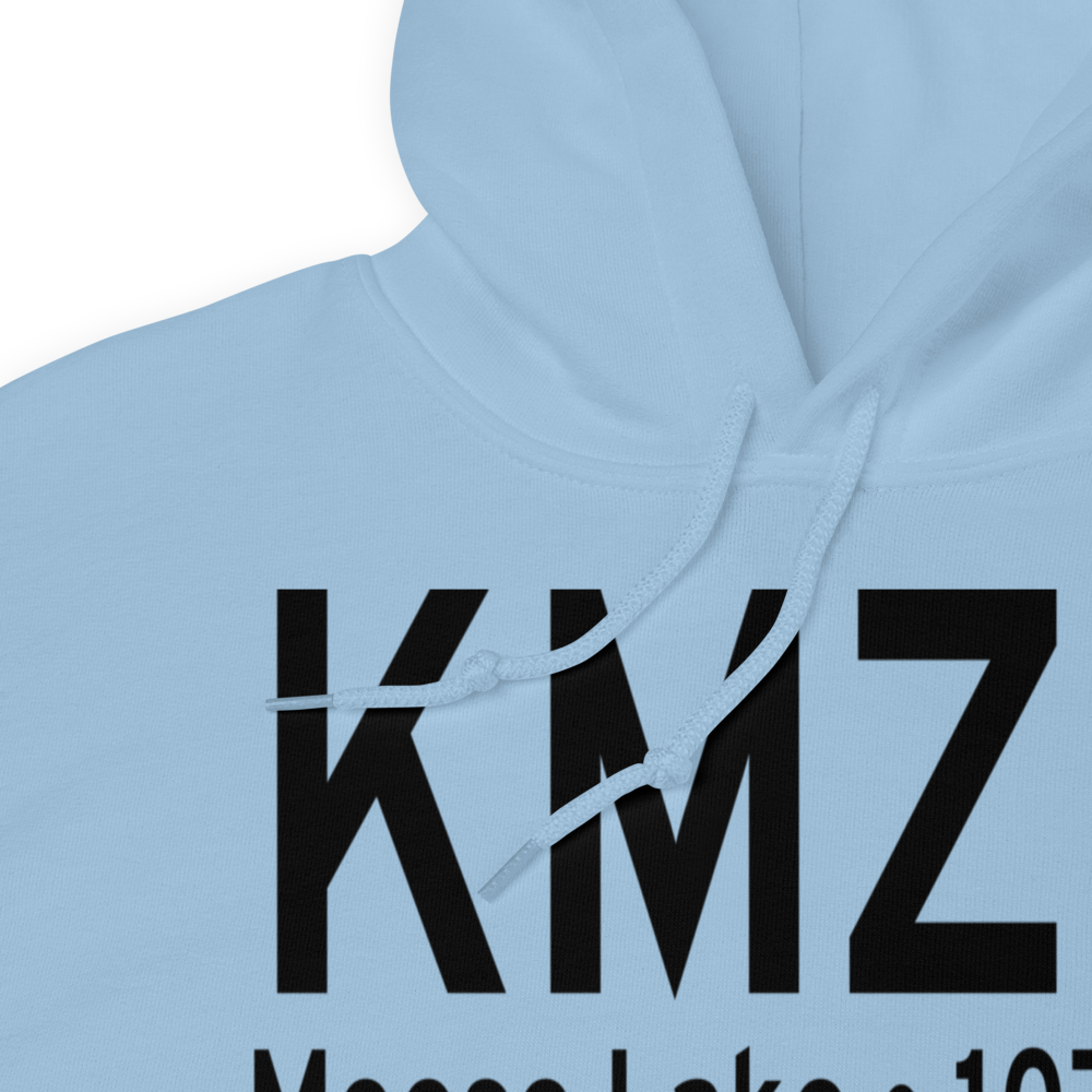 Moose Lake Carlton County Airport (KMZH) ICAO Hoodie Sweatshirt 