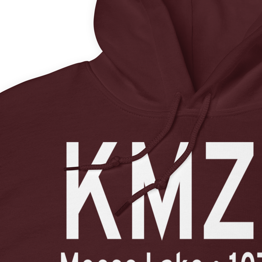 Moose Lake Carlton County Airport (KMZH) ICAO Hoodie Sweatshirt 