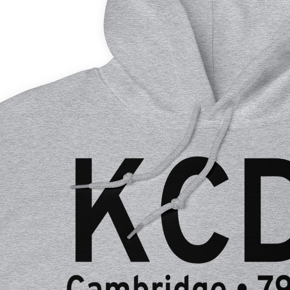 Cambridge Municipal Airport (KCDI) ICAO Hoodie Sweatshirt 