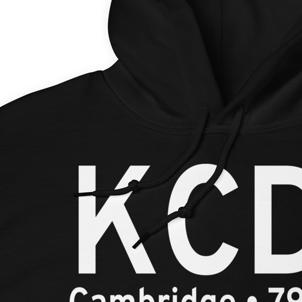 Cambridge Municipal Airport (KCDI) ICAO Hoodie Sweatshirt 