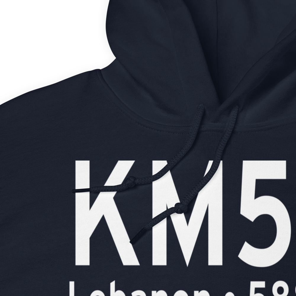 Lebanon Municipal Airport (KM54) ICAO Hoodie Sweatshirt 