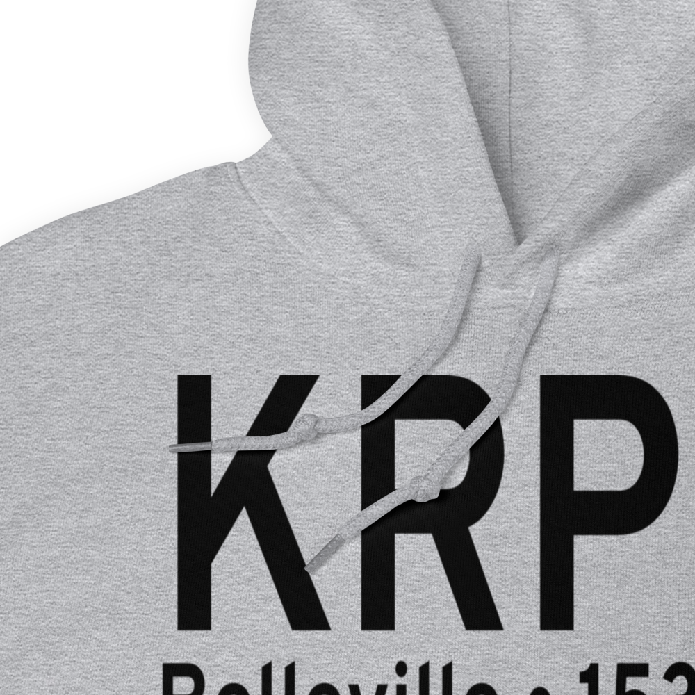 Belleville Municipal Airport (KRPB) ICAO Hoodie Sweatshirt 