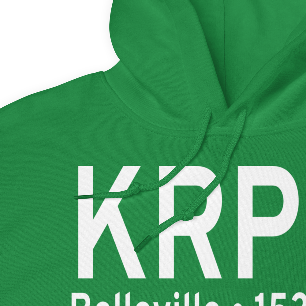 Belleville Municipal Airport (KRPB) ICAO Hoodie Sweatshirt 