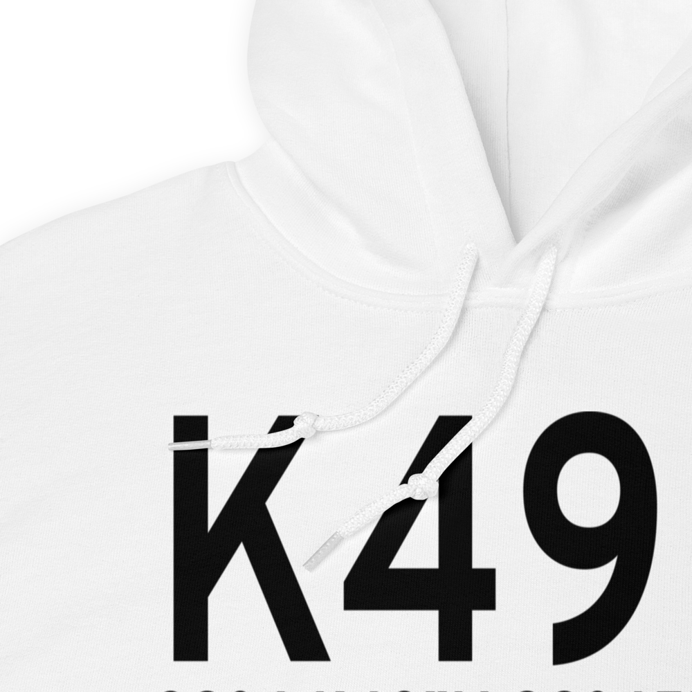 Real County Airport (K49R) ICAO Hoodie Sweatshirt 