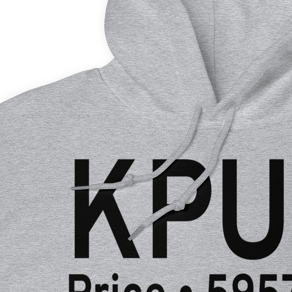 Carbon County Regional/Buck Davis Field (KPUC) ICAO Hoodie Sweatshirt 