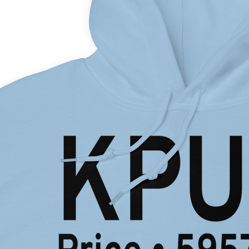 Carbon County Regional/Buck Davis Field (KPUC) ICAO Hoodie Sweatshirt 
