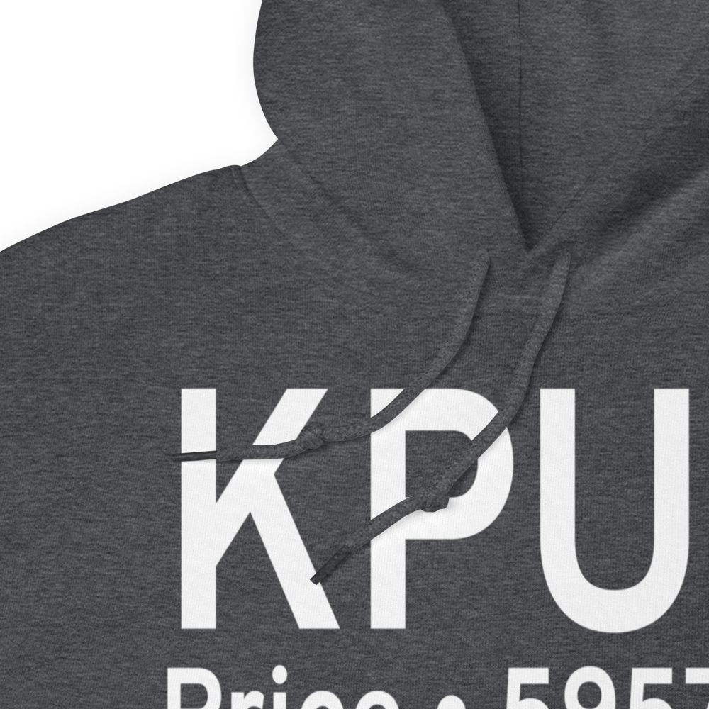 Carbon County Regional/Buck Davis Field (KPUC) ICAO Hoodie Sweatshirt 