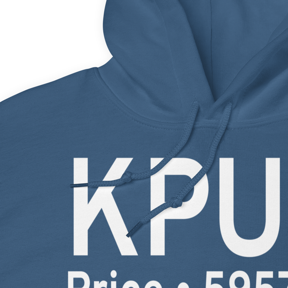 Carbon County Regional/Buck Davis Field (KPUC) ICAO Hoodie Sweatshirt 