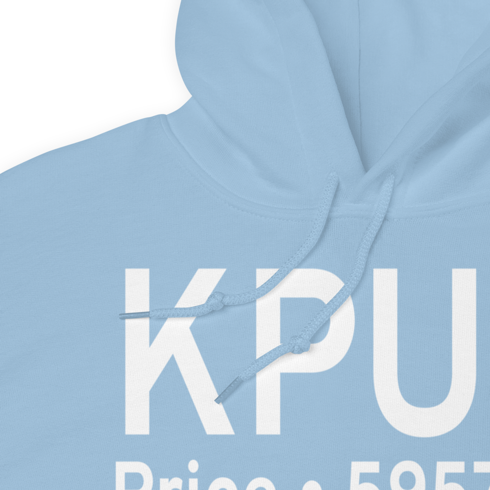 Carbon County Regional/Buck Davis Field (KPUC) ICAO Hoodie Sweatshirt 