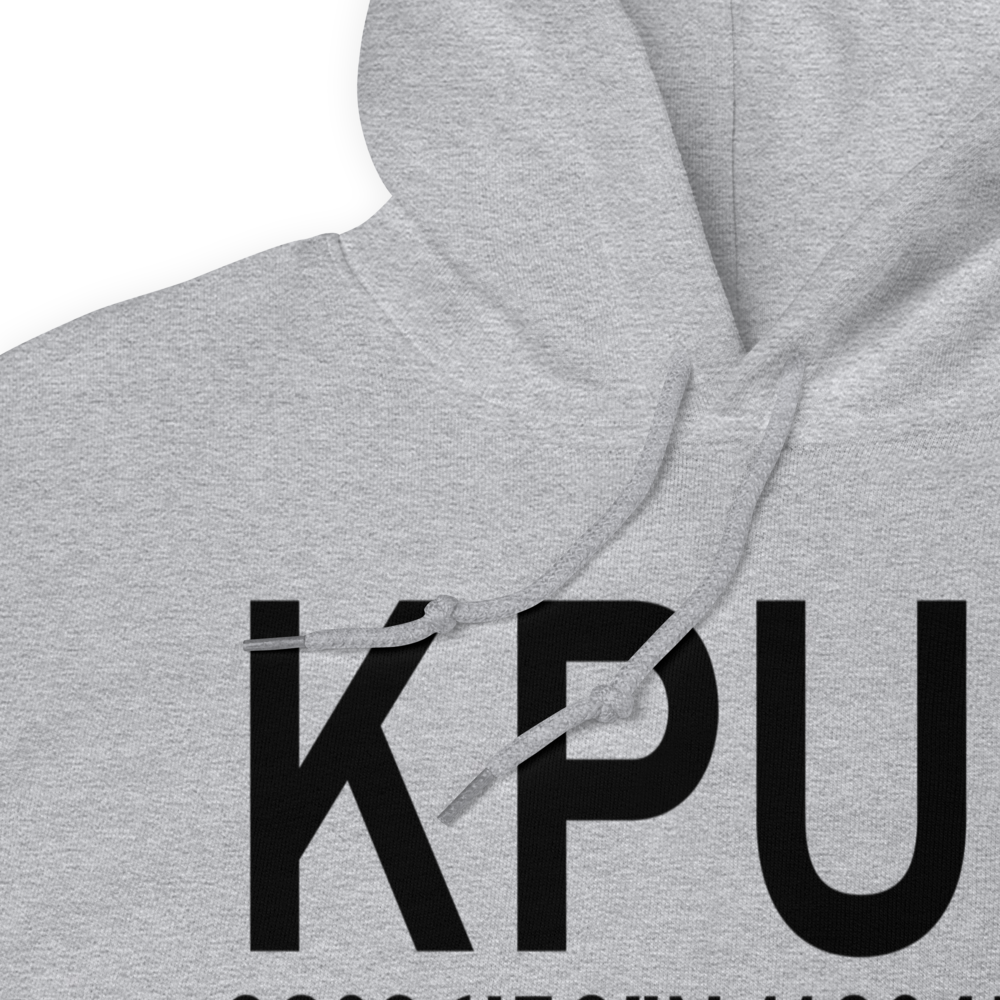 Carbon County Regional/Buck Davis Field (KPUC) ICAO Hoodie Sweatshirt 
