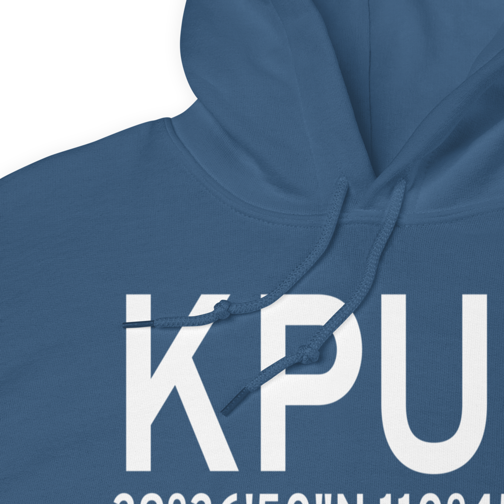 Carbon County Regional/Buck Davis Field (KPUC) ICAO Hoodie Sweatshirt 