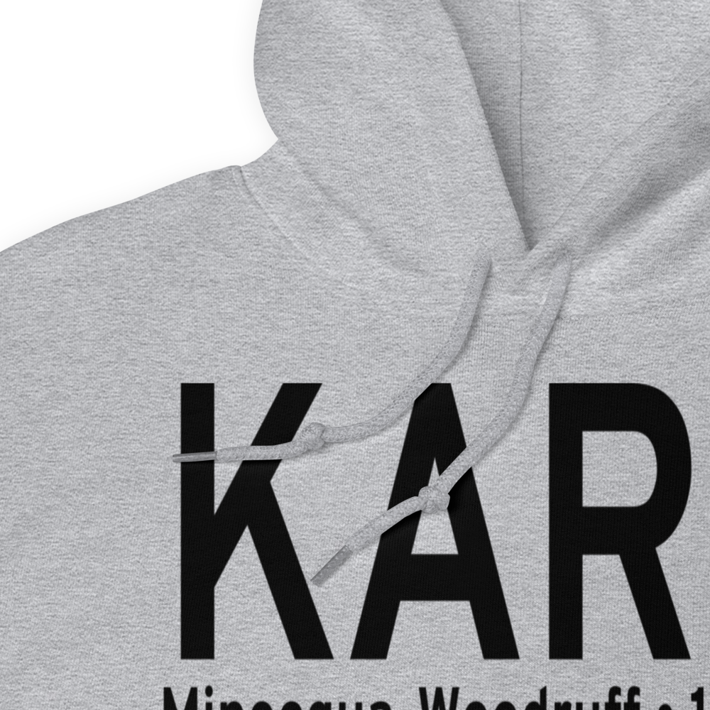 Lakeland-Noble F. Lee Memorial field (KARV) ICAO Hoodie Sweatshirt 