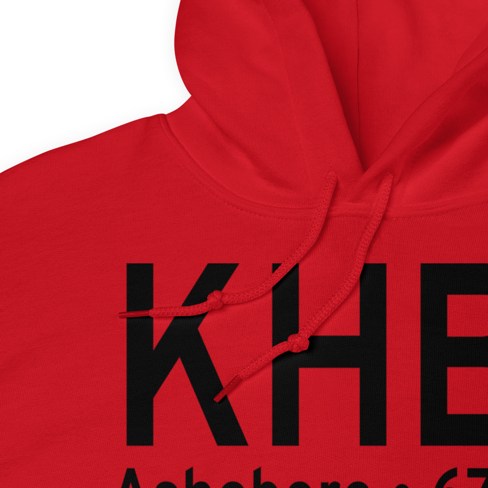 Asheboro Regional Airport (KHBI) ICAO Hoodie Sweatshirt 