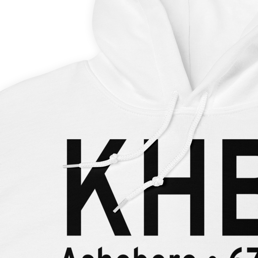 Asheboro Regional Airport (KHBI) ICAO Hoodie Sweatshirt 