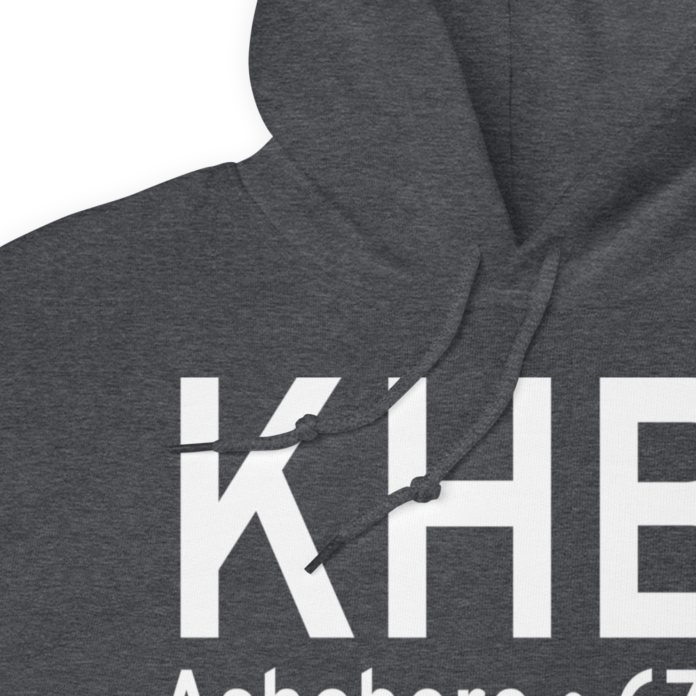 Asheboro Regional Airport (KHBI) ICAO Hoodie Sweatshirt 