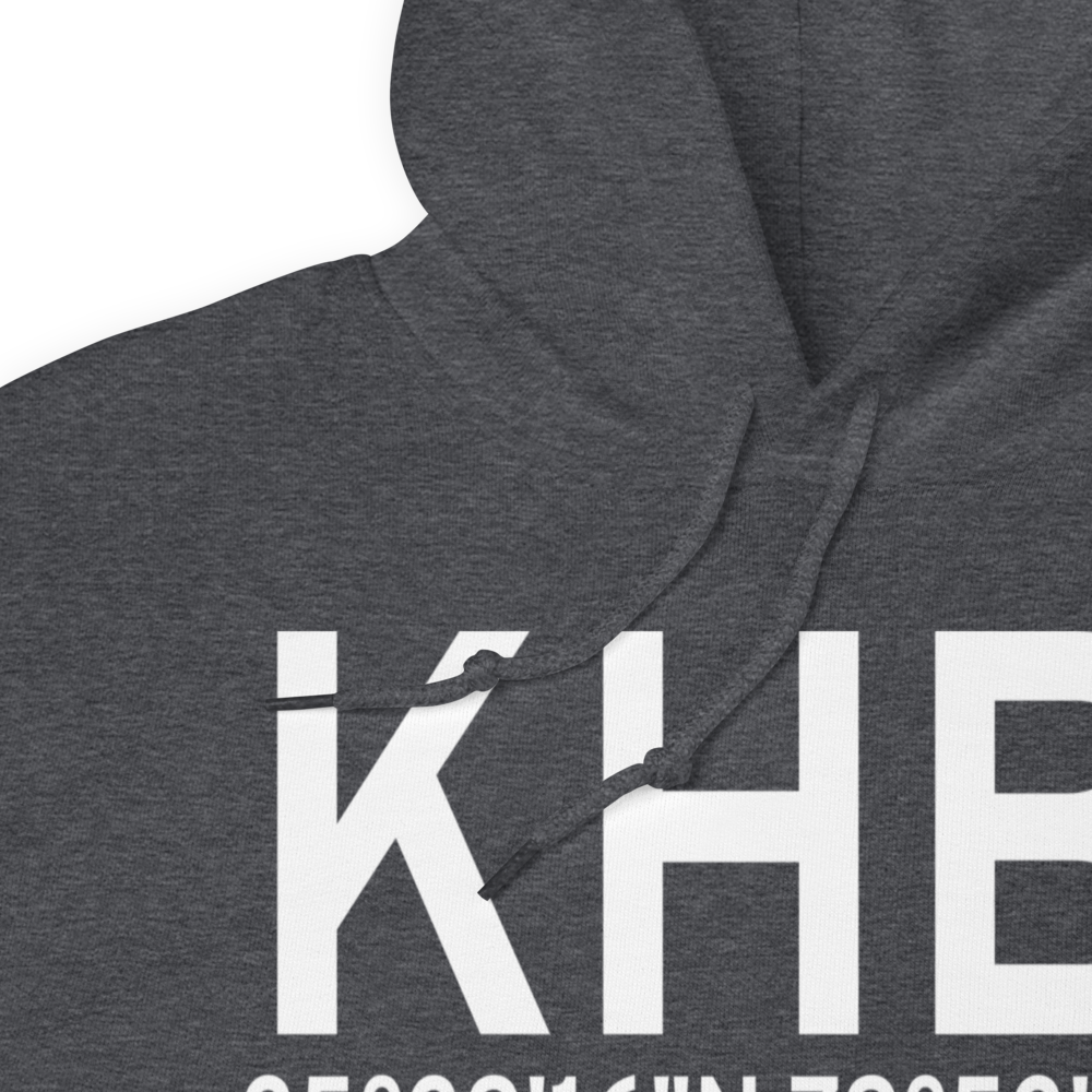 Asheboro Regional Airport (KHBI) ICAO Hoodie Sweatshirt 