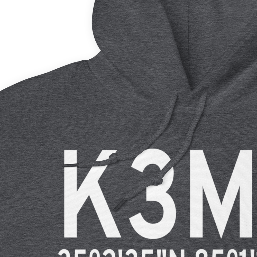 Collegedale Municipal Airport (K3M3) ICAO Hoodie Sweatshirt 