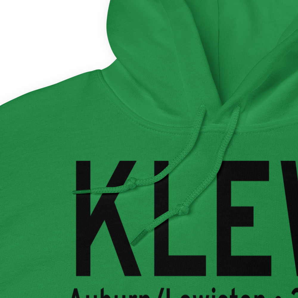 Auburn Lewiston Municipal Airport (KLEW) ICAO Hoodie Sweatshirt 