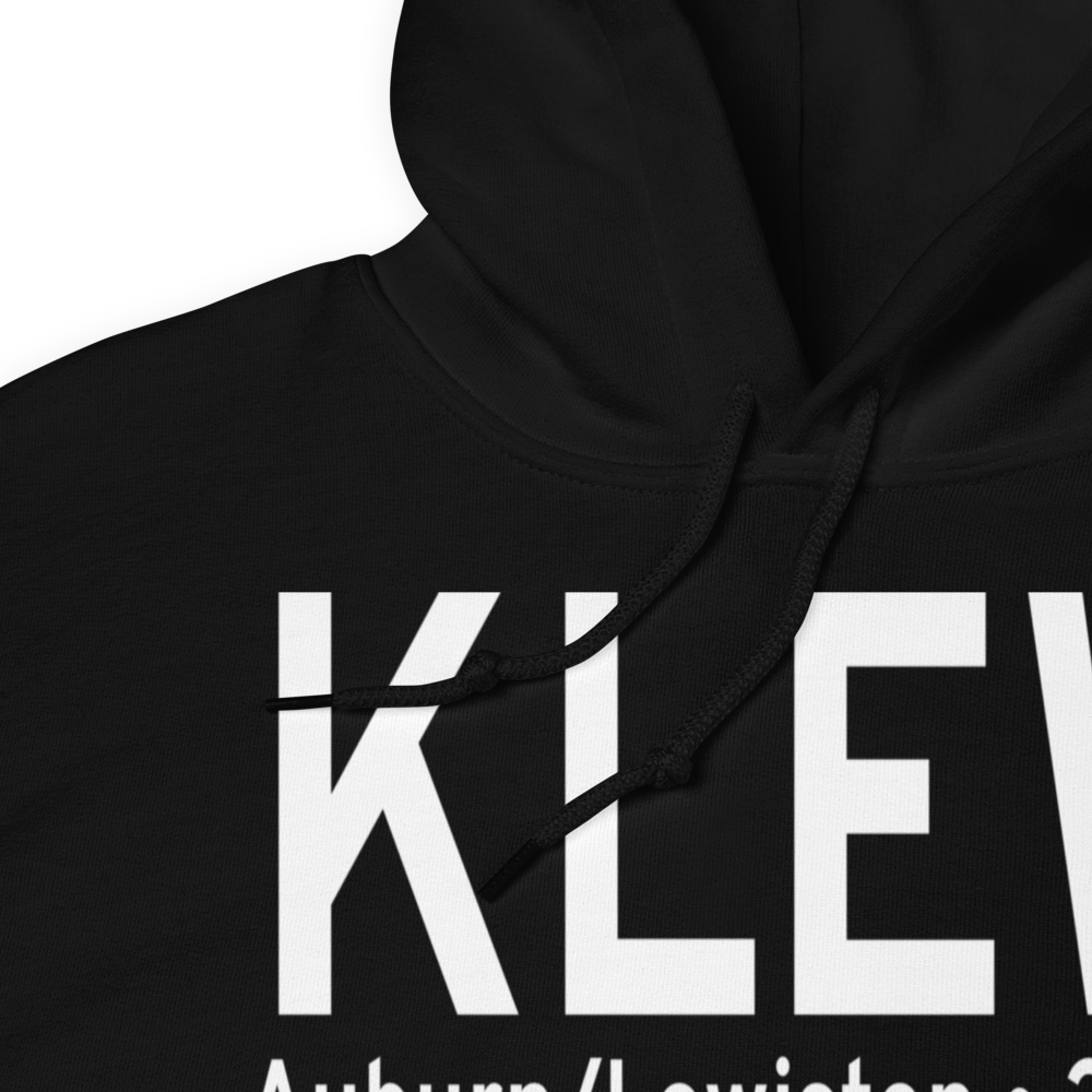 Auburn Lewiston Municipal Airport (KLEW) ICAO Hoodie Sweatshirt 