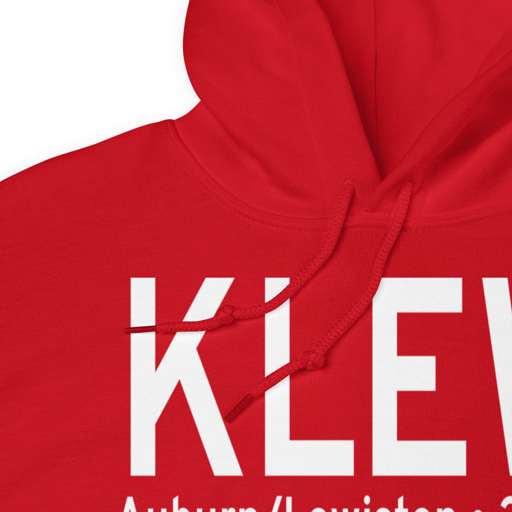 Auburn Lewiston Municipal Airport (KLEW) ICAO Hoodie Sweatshirt 