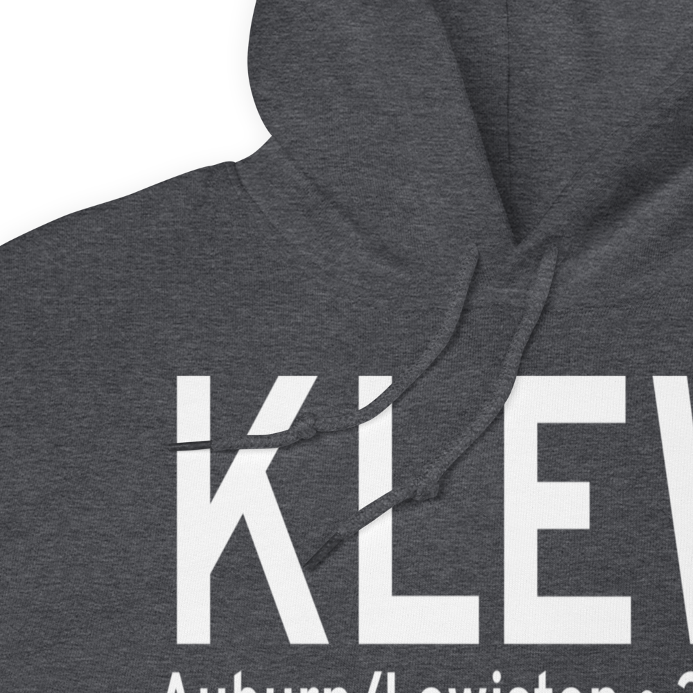 Auburn Lewiston Municipal Airport (KLEW) ICAO Hoodie Sweatshirt 